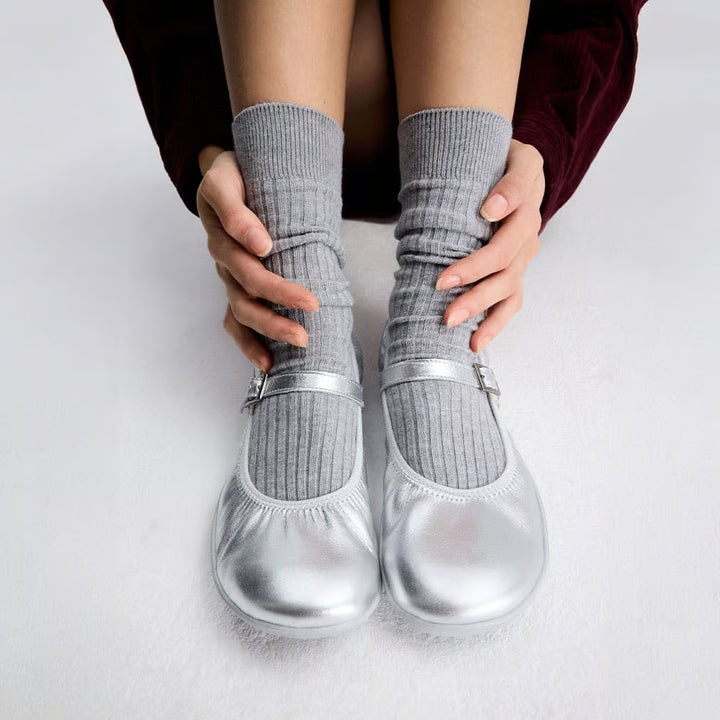 Amber 2.0 silver GR Barefoot Ballerinas