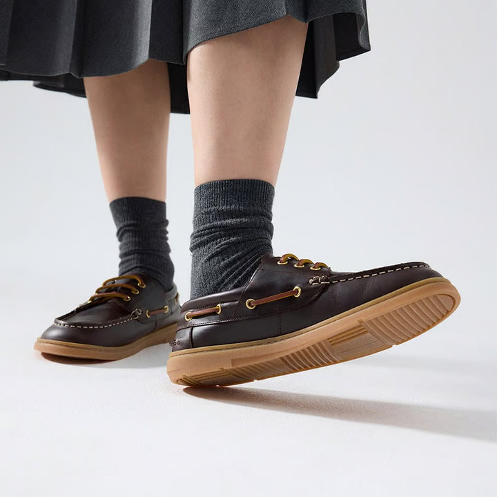 Tide GR chocolate Barefoot Moccasins