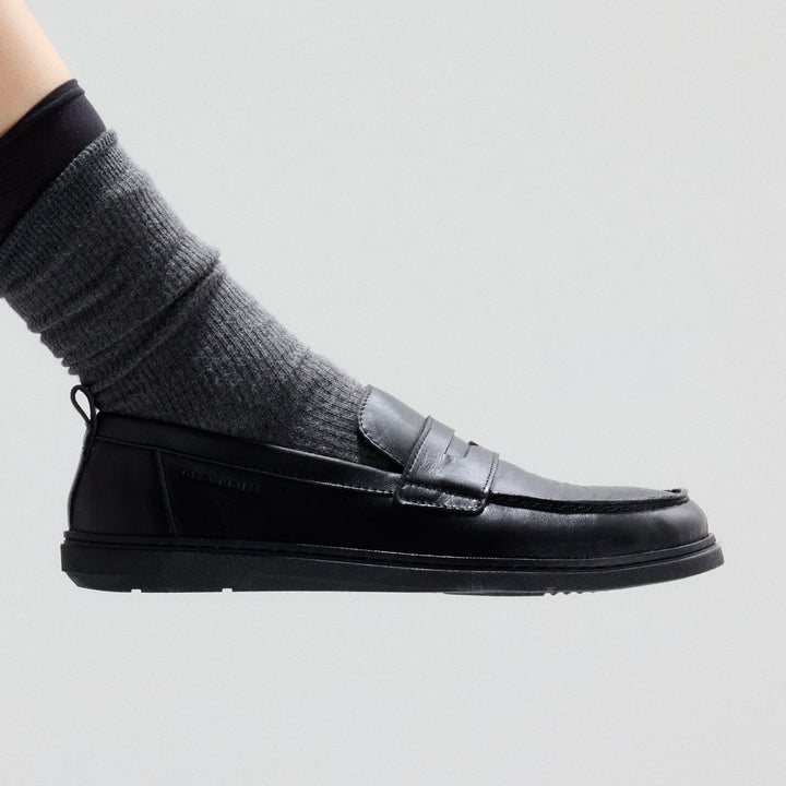 Brisbane GR black Barefoot Moccasins