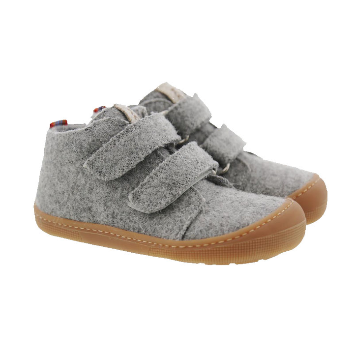 Don Merino KL light grey Barefoot Kids Boots