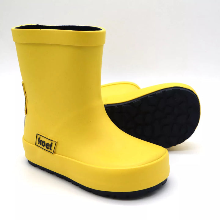 Резиновые сапоги Wellie Mono KL желтые Barefoot Kids
