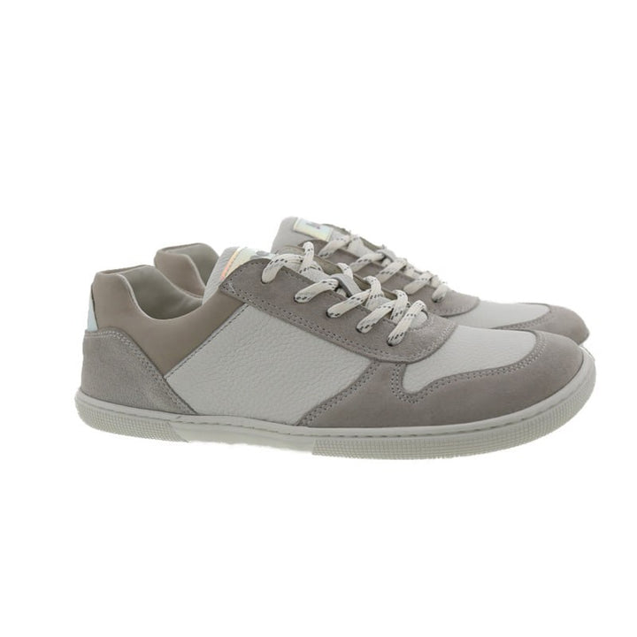 Francie KL white and grey Suede Barefoot Sneakers