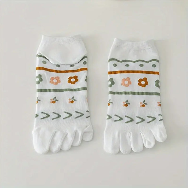 Floral Kids Toe Socks