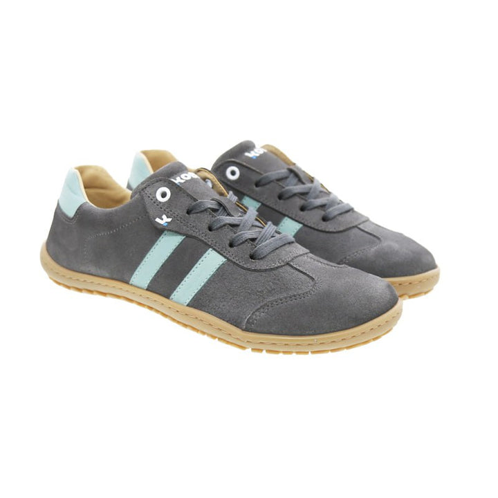 Ilo KL grey Suede Barefoot Mens Sneakers