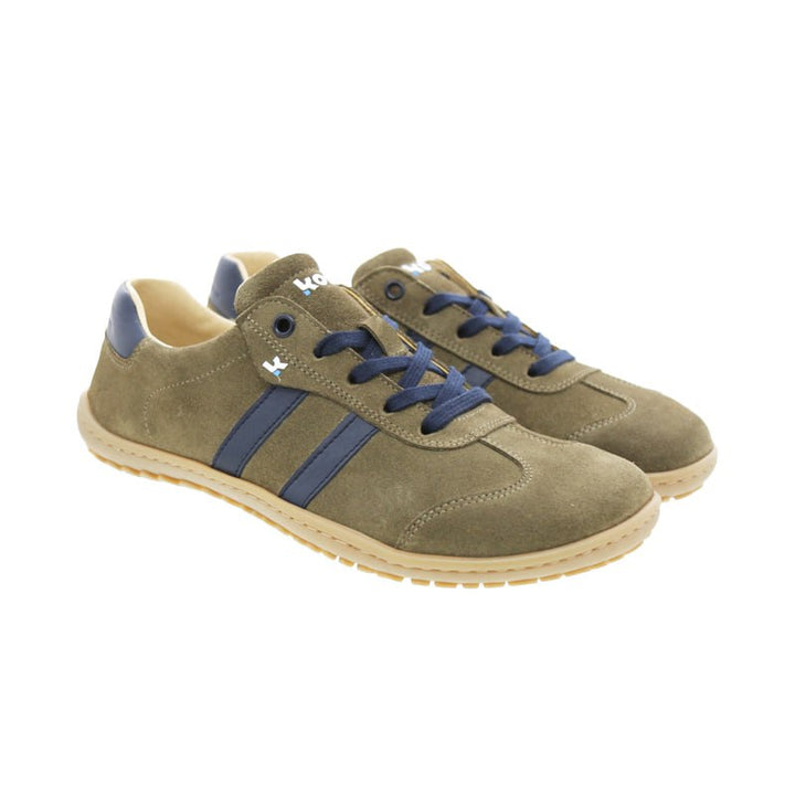 Ilo KL olive Suede Barefoot Mens Sneakers