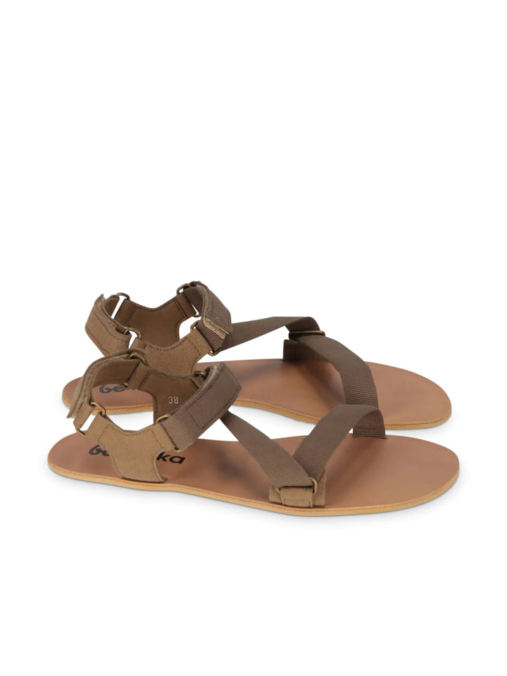 Flexi BL olive green Barefoot Sandals