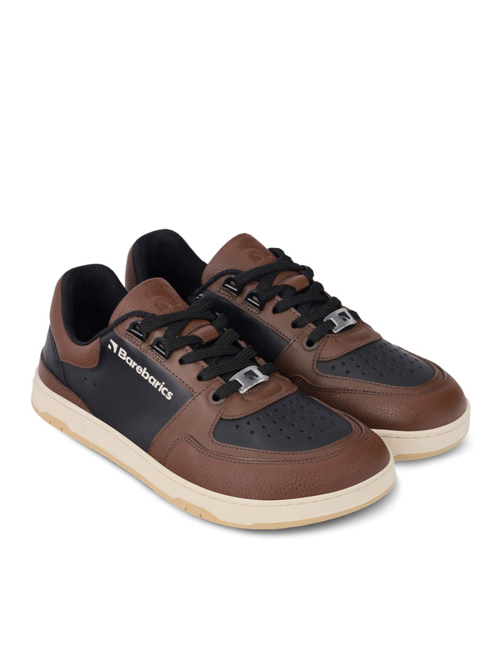 Wave BL black and brown Barefoot Sneakers