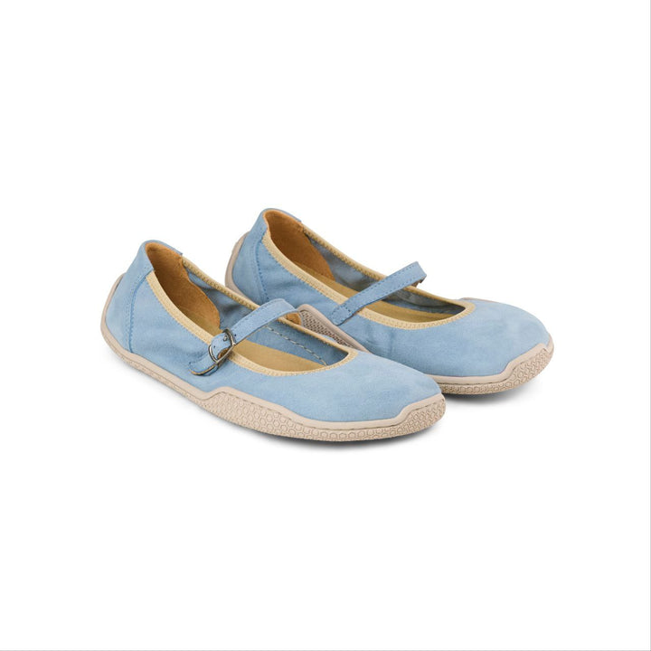 Valeria Suede KL jeans Barefoot Ballet Flats