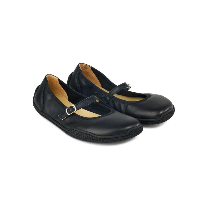 Valeria Leather KL black Barefoot Ballet Flats