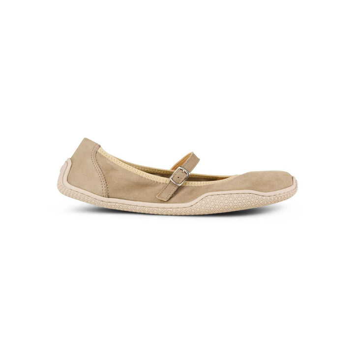 Valeria Suede KL taupe Barefoot Ballet Flats