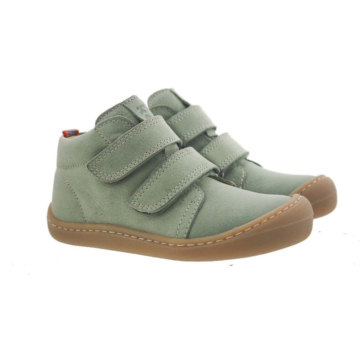 Bob KL olive Barefoot Kids Leather Boots