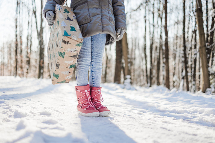 Snowfox BL розово-розовый Winter Kids Barefoot