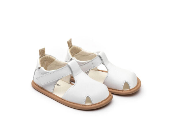 Adore TTJ white Barefoot Baby Sandals
