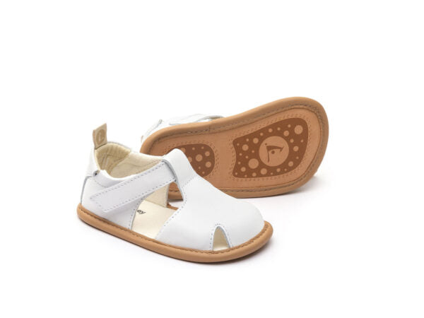 Adore TTJ white Barefoot Baby Sandals