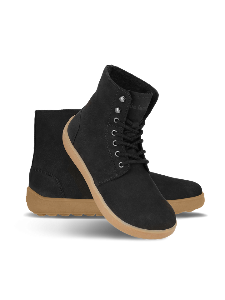 Winter BL matt black Barefoot Boots